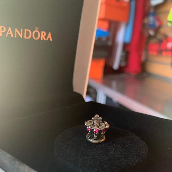 Pandora Jewelry - Authentic Pandora’s Crown Charm. Gently used.